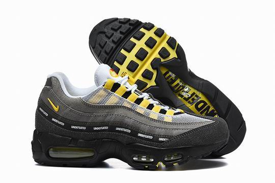 Nike Air Max 95 Undefeated Grey Yellow Black Men's Shoes-104 (image for) Nike Air Max 95 Undefeated Grey Yellow Black Men's Shoes-104